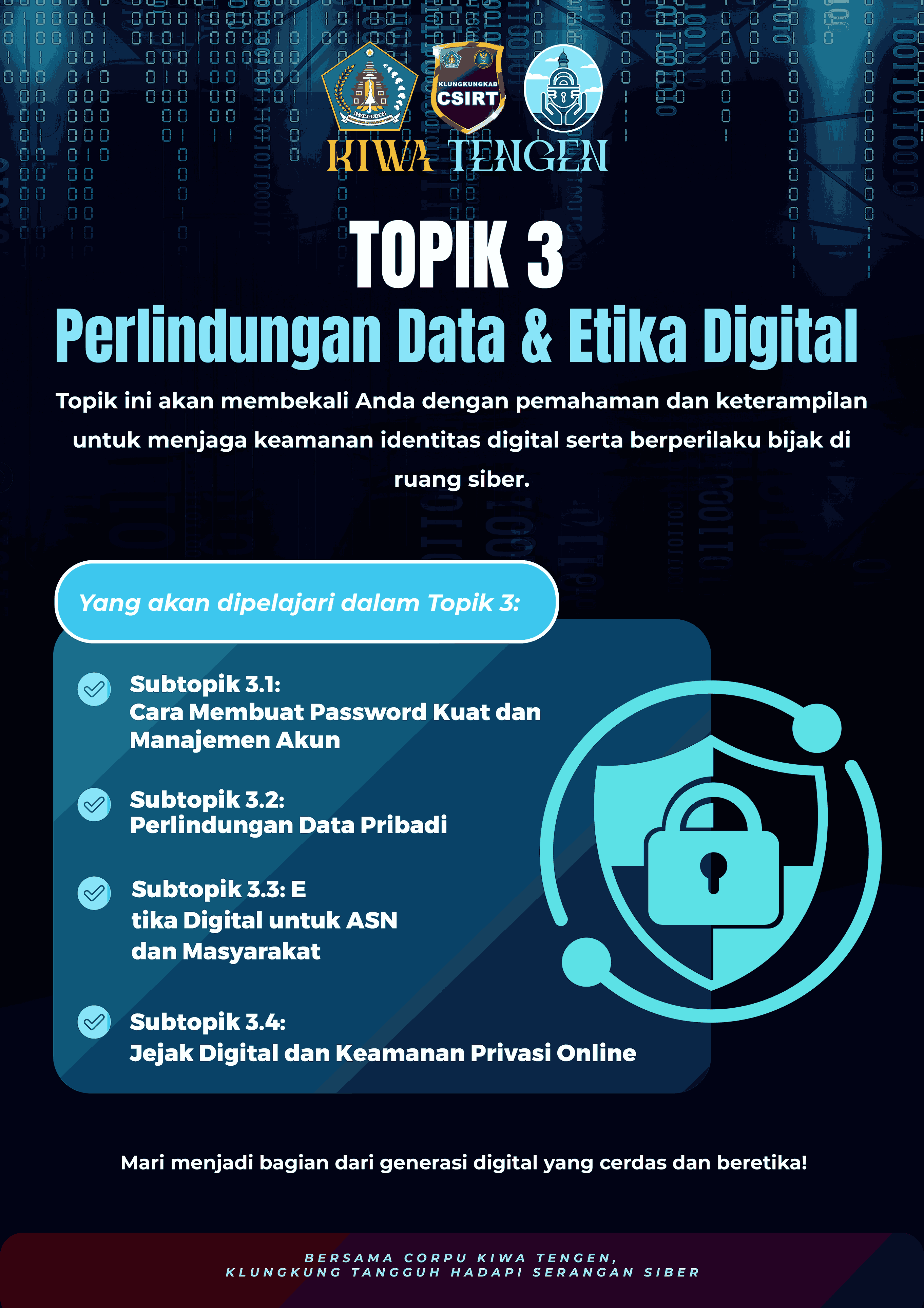 Topik 3 : Perlindungan Data & Etika Digital